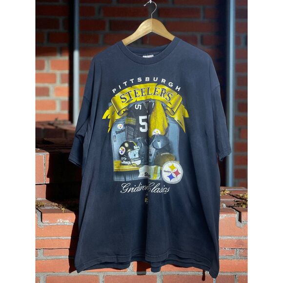 Pittsburgh Steelers 1998 Vintage Riddell T-Shirt - Size XL/2XL - Picture 1 of 3
